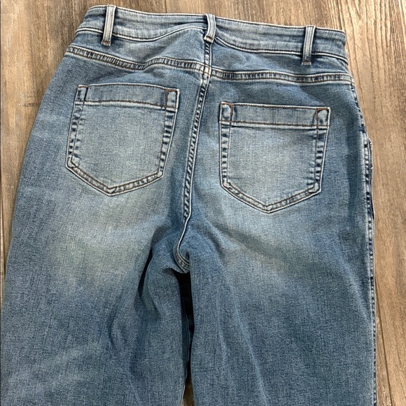 J. Jill High Rise Soft Cotton Front Welt Pockets size 6T - Picture 7 of 8